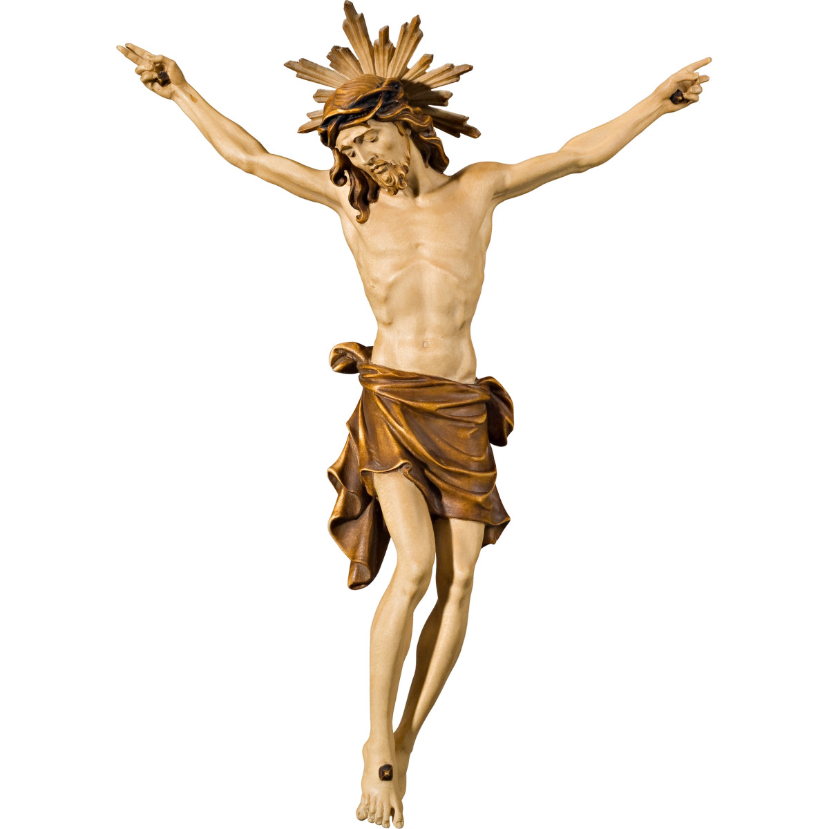 Cristo Pisa con aureola